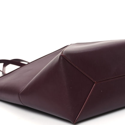 Loewe Shiny Calfskin Medium Puzzle Fold Tote Dark Burgundy 8 of 12