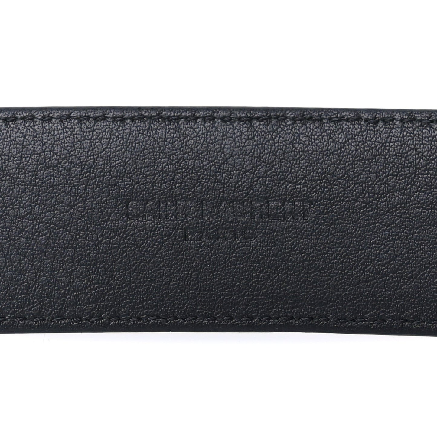Smooth Calfskin Monogram Cassandre Extra Thin Square Buckle 85 34  Black