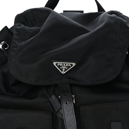 Prada Re-Nylon Vela Saffiano Medium Backpack Black 6 of 8
