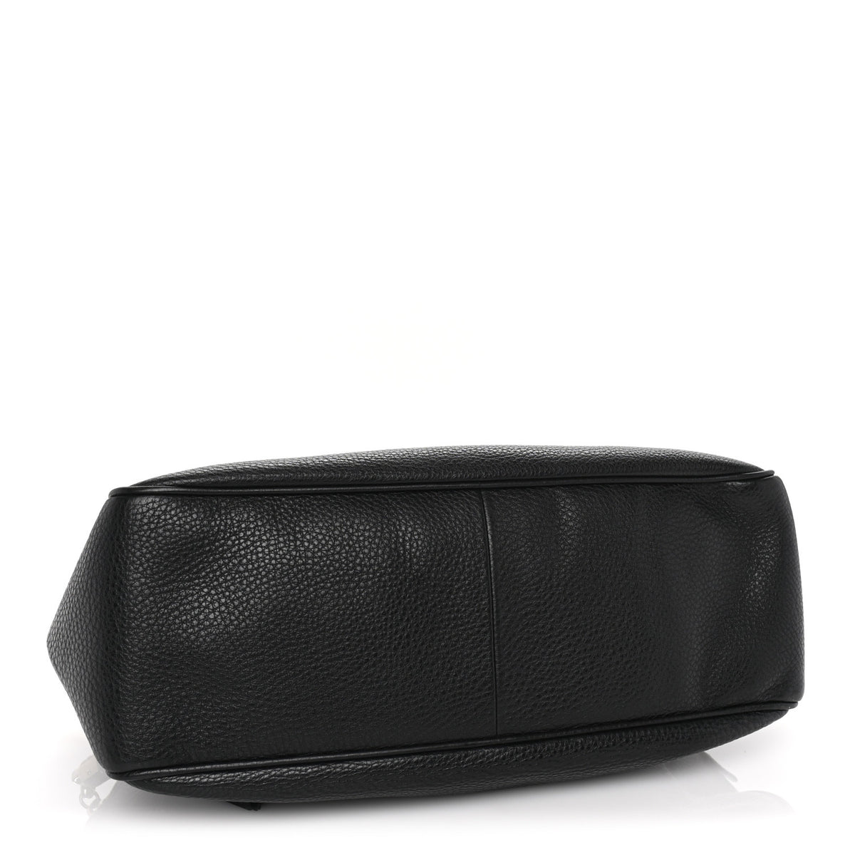 Pebbled Calfskin Medium Soho Bowler Black