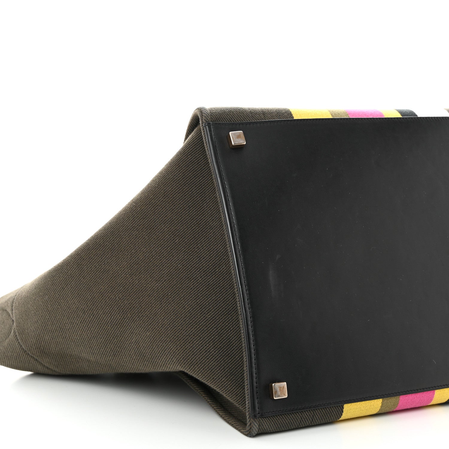 Celine Canvas Striped Medium Phantom Luggage Multicolor 10 of 11