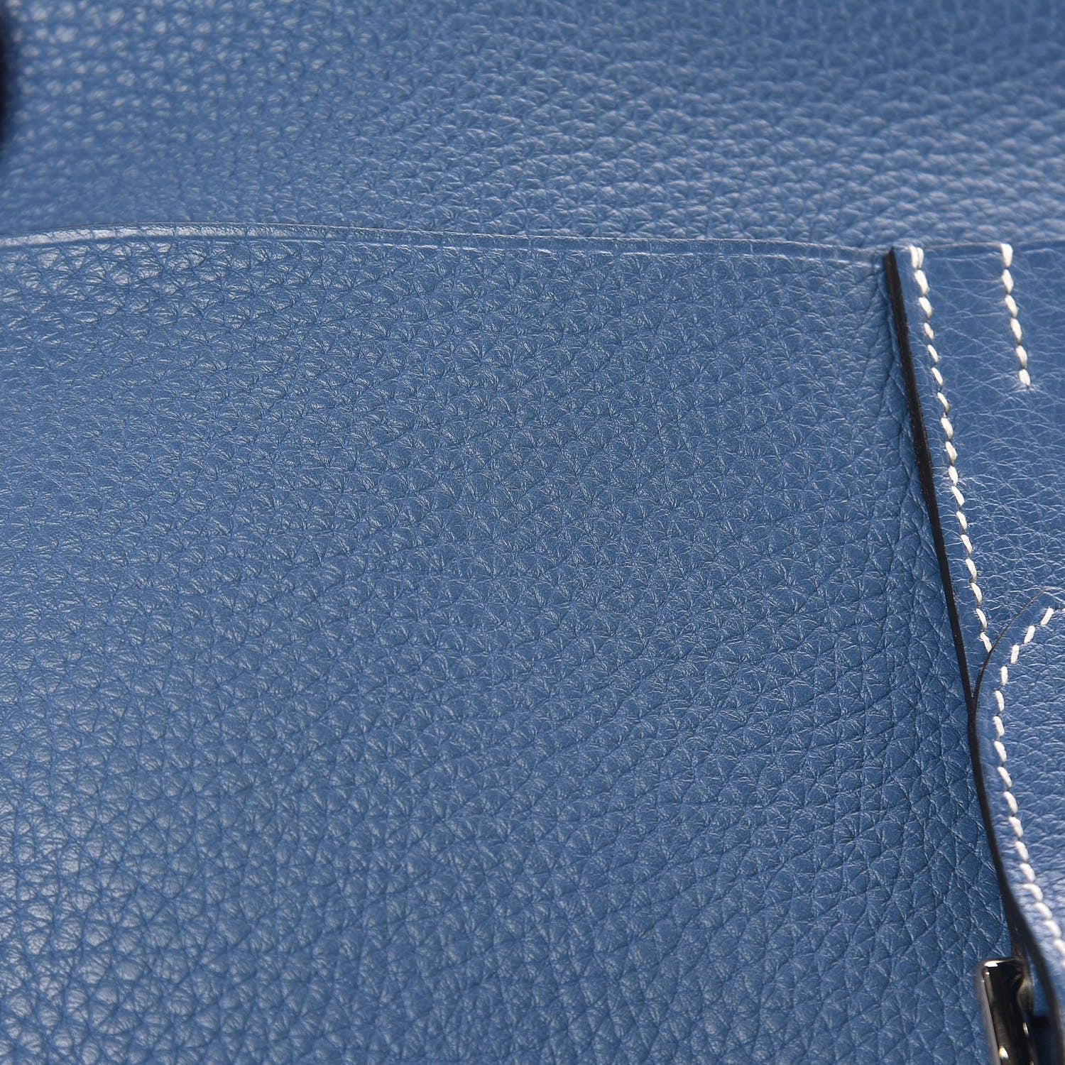 Hermes Taurillon Clemence Halzan 31 Bleu Agate 13 of 14