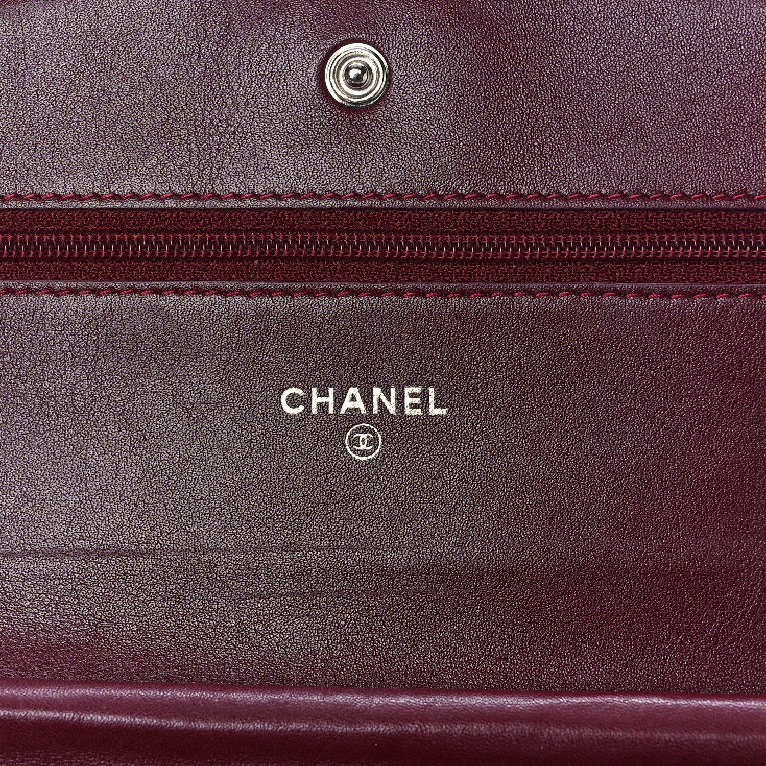 Chanel Patent Quilted Brilliant Wallet On Chain WOC Red 6 of 13