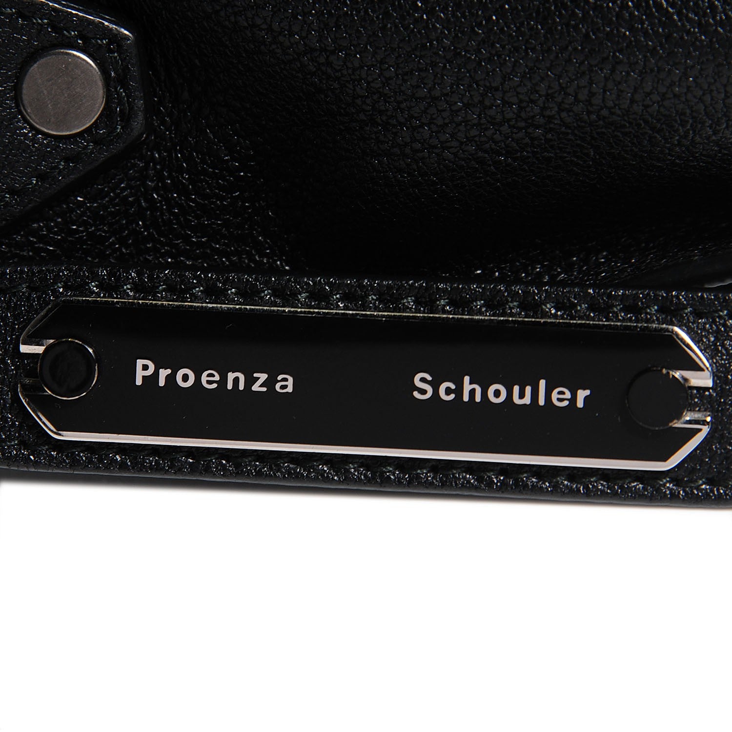 Proenza Schouler Lambskin Tiny PS1 Satchel Black 7 of 13