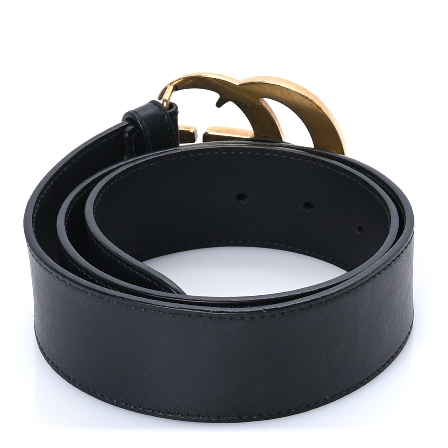 Gucci Calfskin Double G 40mm Belt 70 28  Black 2 of 5