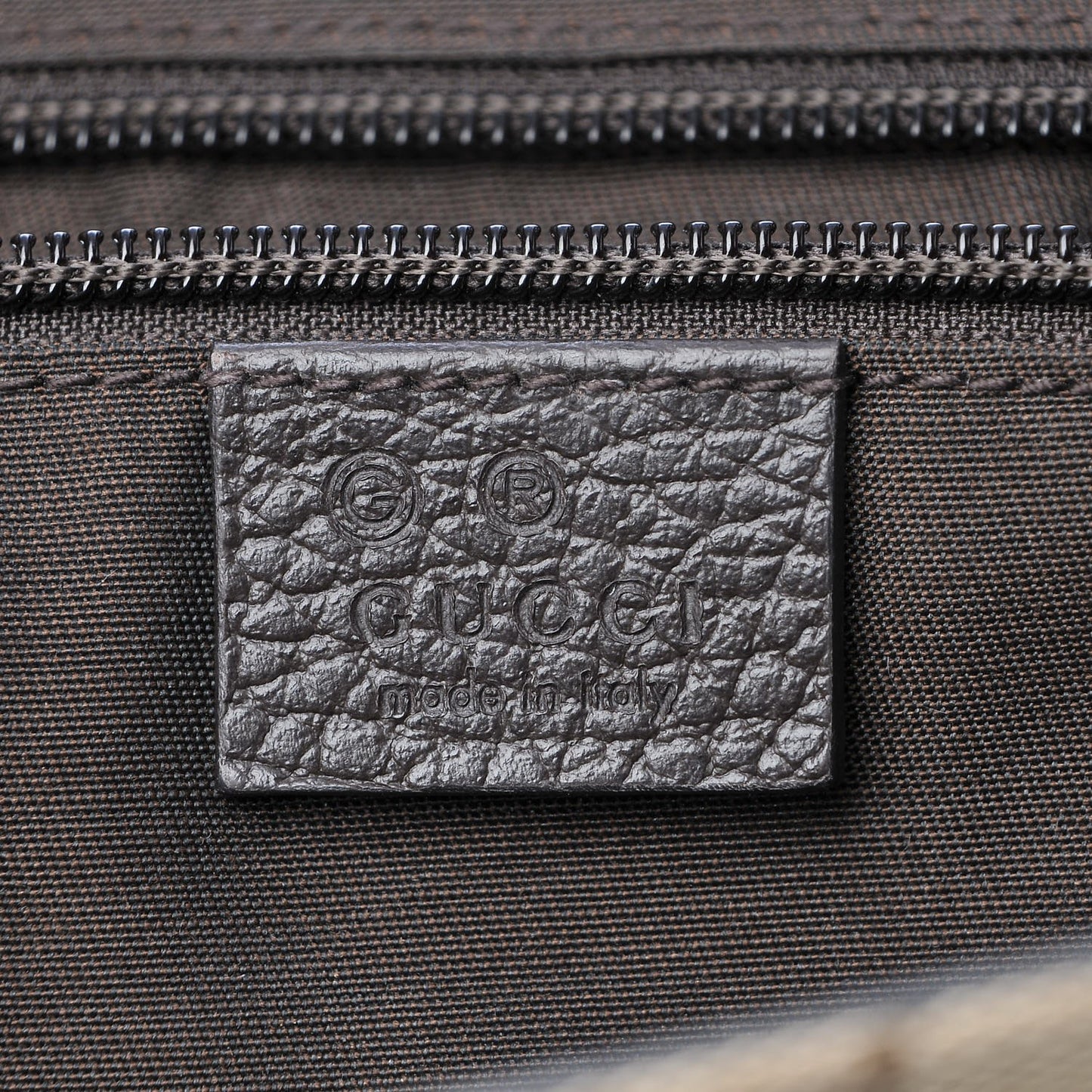 Monogram Large Flap Messenger Bag Beige Dark Brown