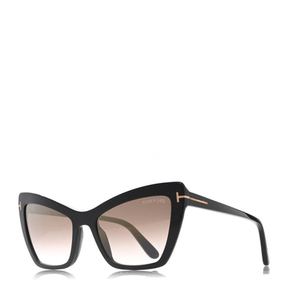 Tom Ford Valesca Cat Eye Sunglasses TF555 Black 1 of 9