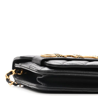 Chanel Calfskin Quilted Enchained Flap Black 11 of 12