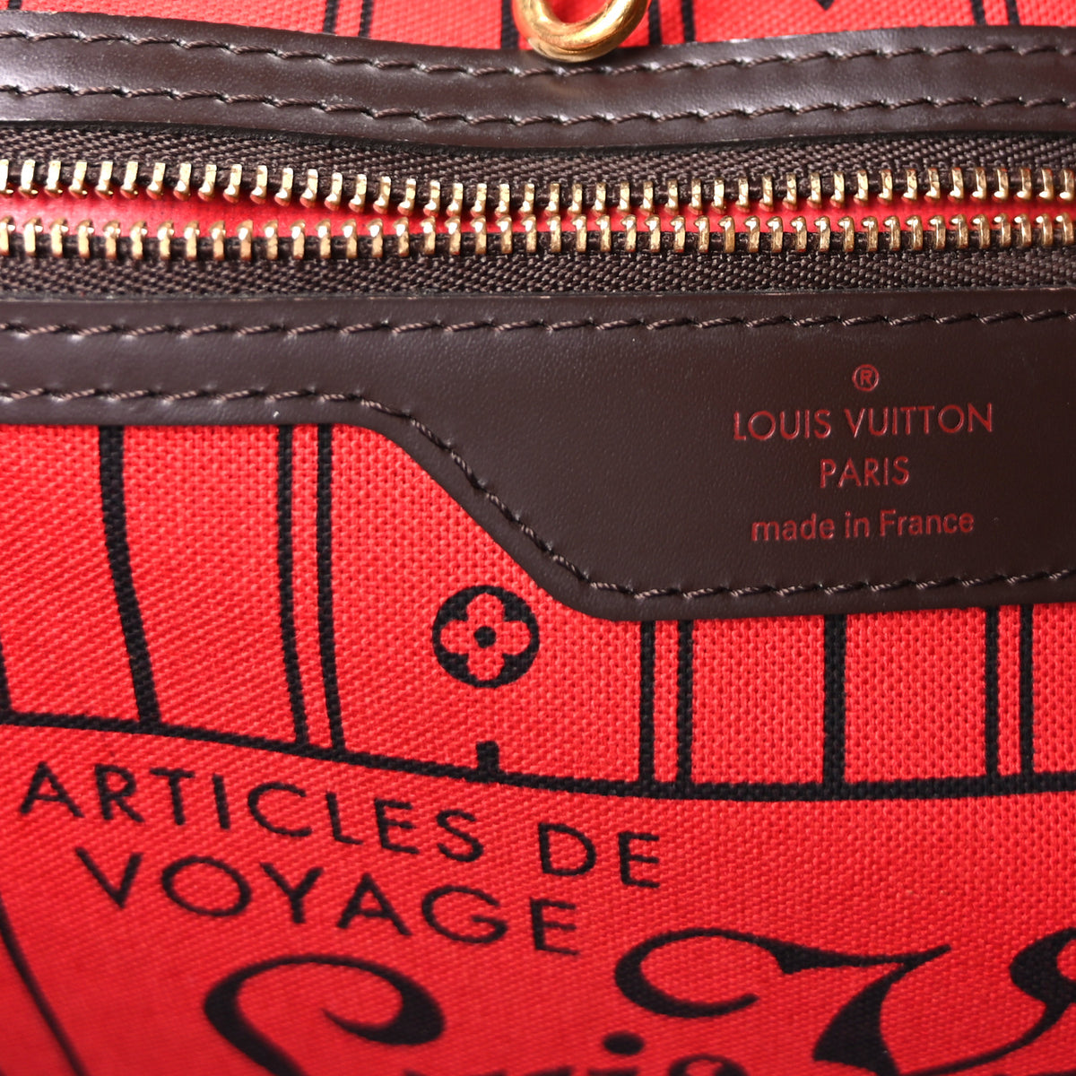 Louis Vuitton Damier Ebene Neverfull GM 5 of 8