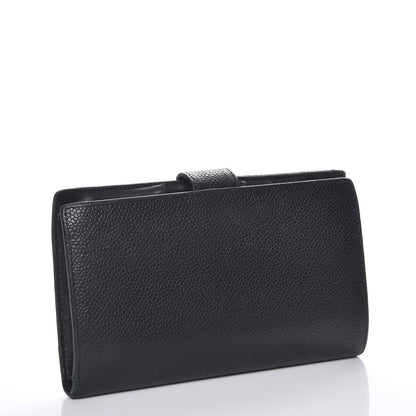 Chanel Caviar Timeless CC French Wallet Black 3 of 8