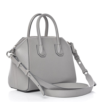 Givenchy Sugar Goatskin Mini Antigona Pearl Grey 3 of 19
