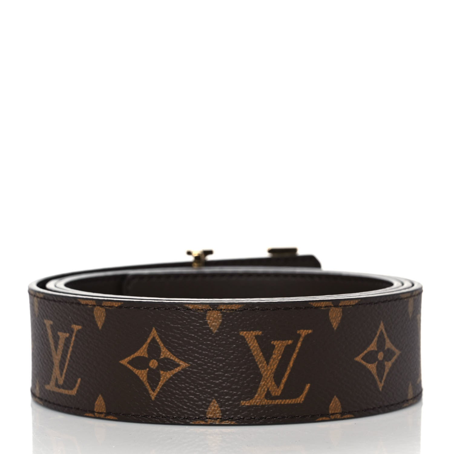 Louis Vuitton Monogram 40mm LV Initiales Belt 110 44 2 of 5