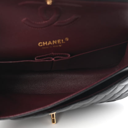 Chanel Lambskin Quilted Medium Double Flap Black 5 of 10