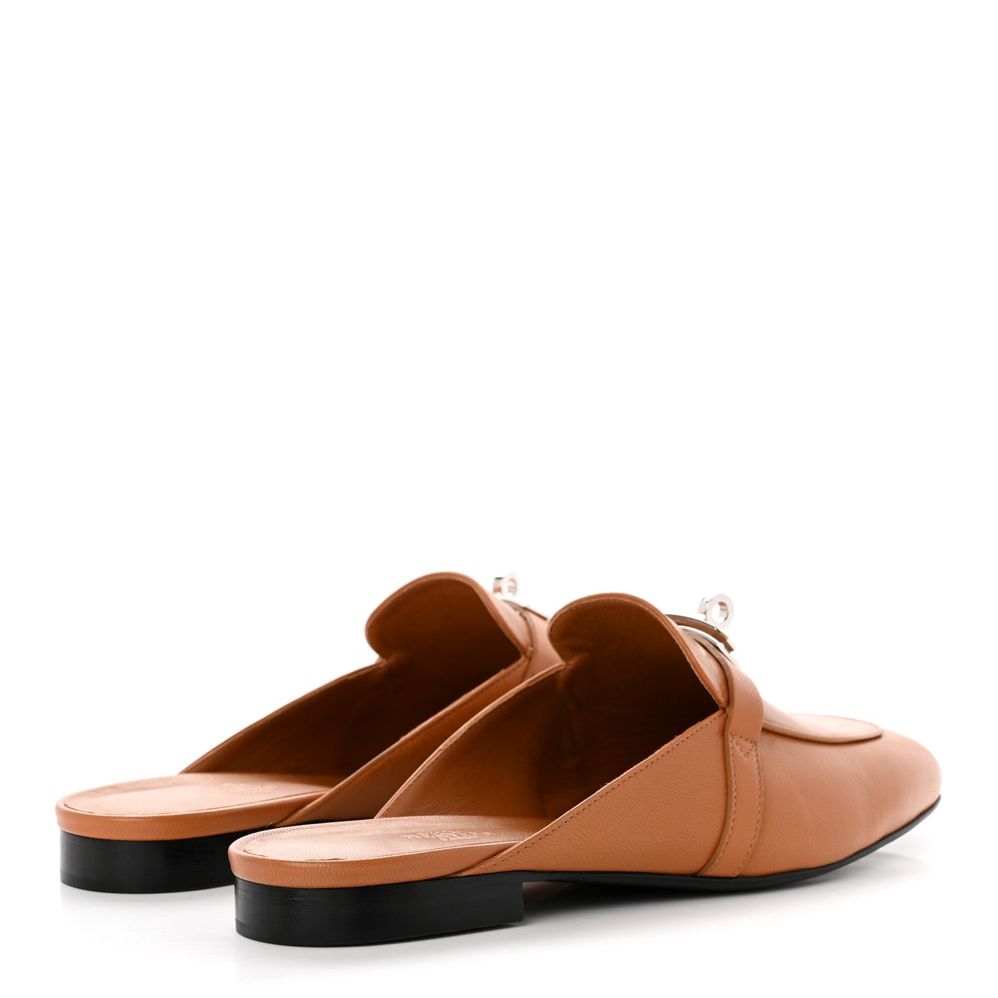 Heritage Calfskin Oz Mules 40 Naturel
