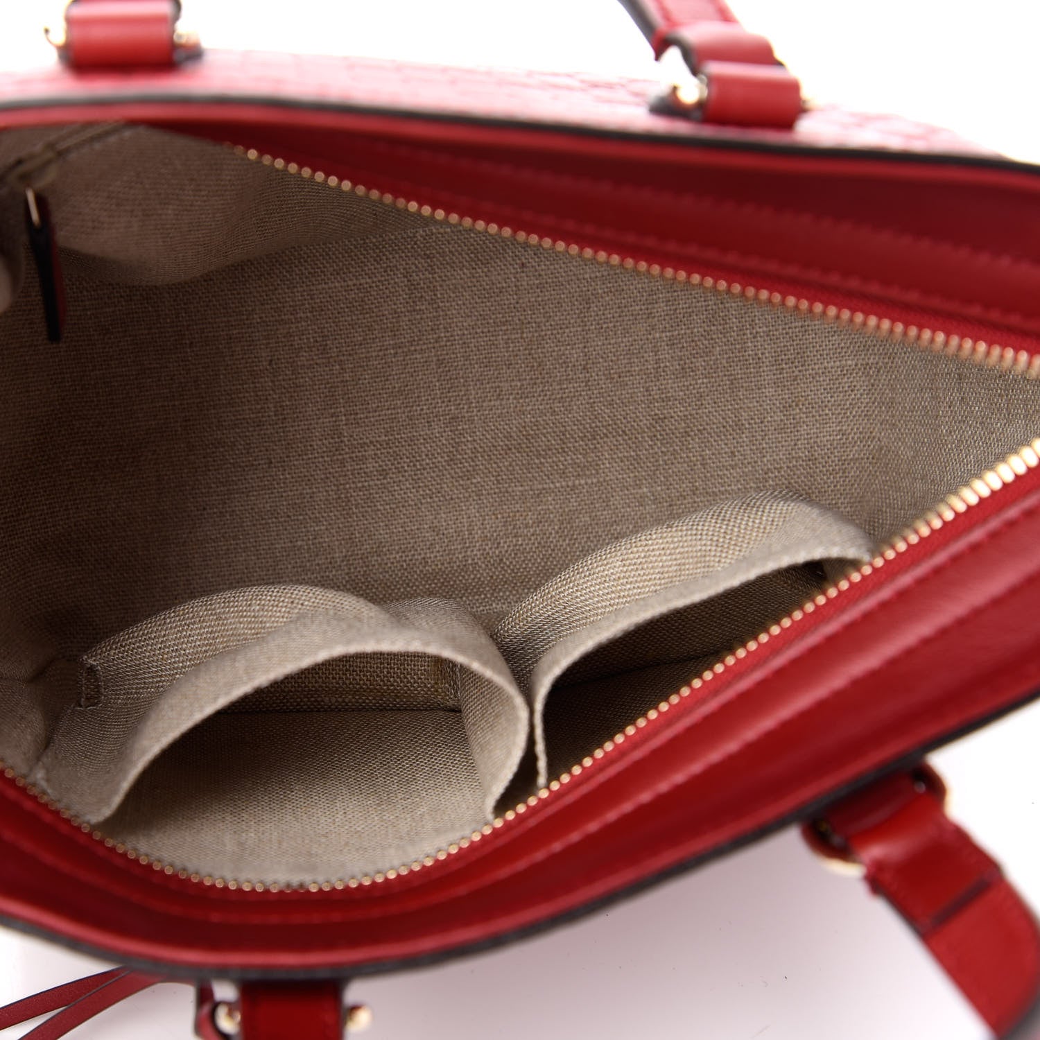 Gucci Microguccissima Small Bree Tote Red 5 of 10