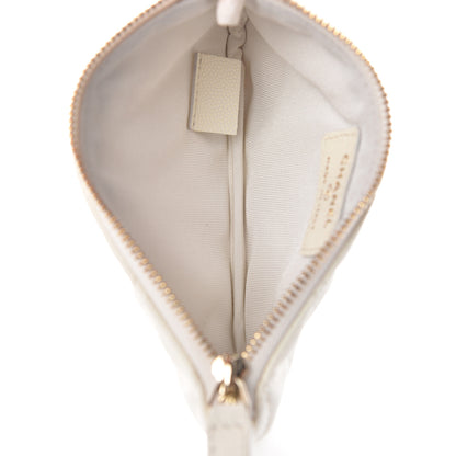 Chanel Caviar Quilted Small Cosmetic Case White 5 of 12