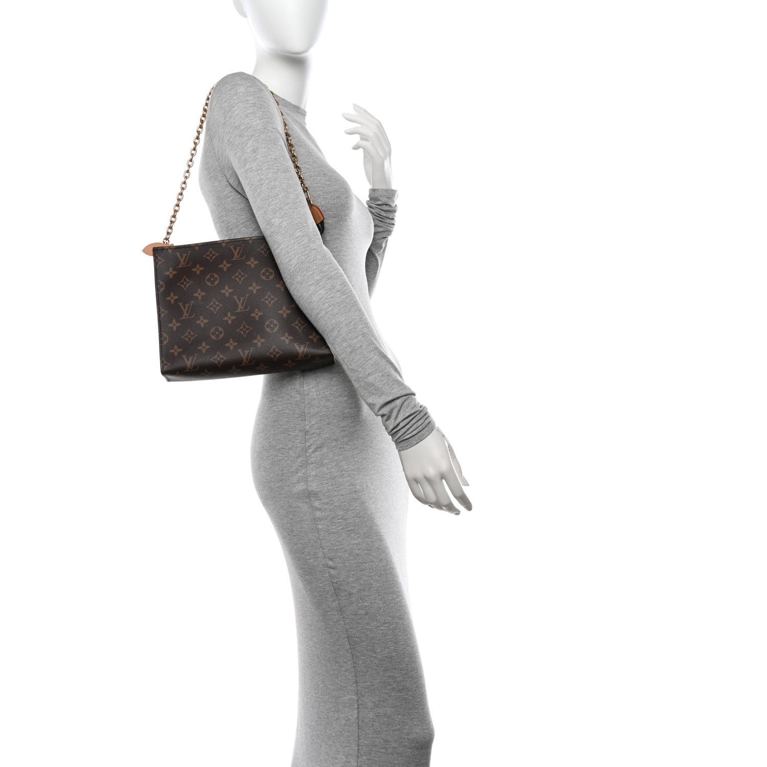 Louis Vuitton Monogram Toiletry Pouch On Chain 2 of 11