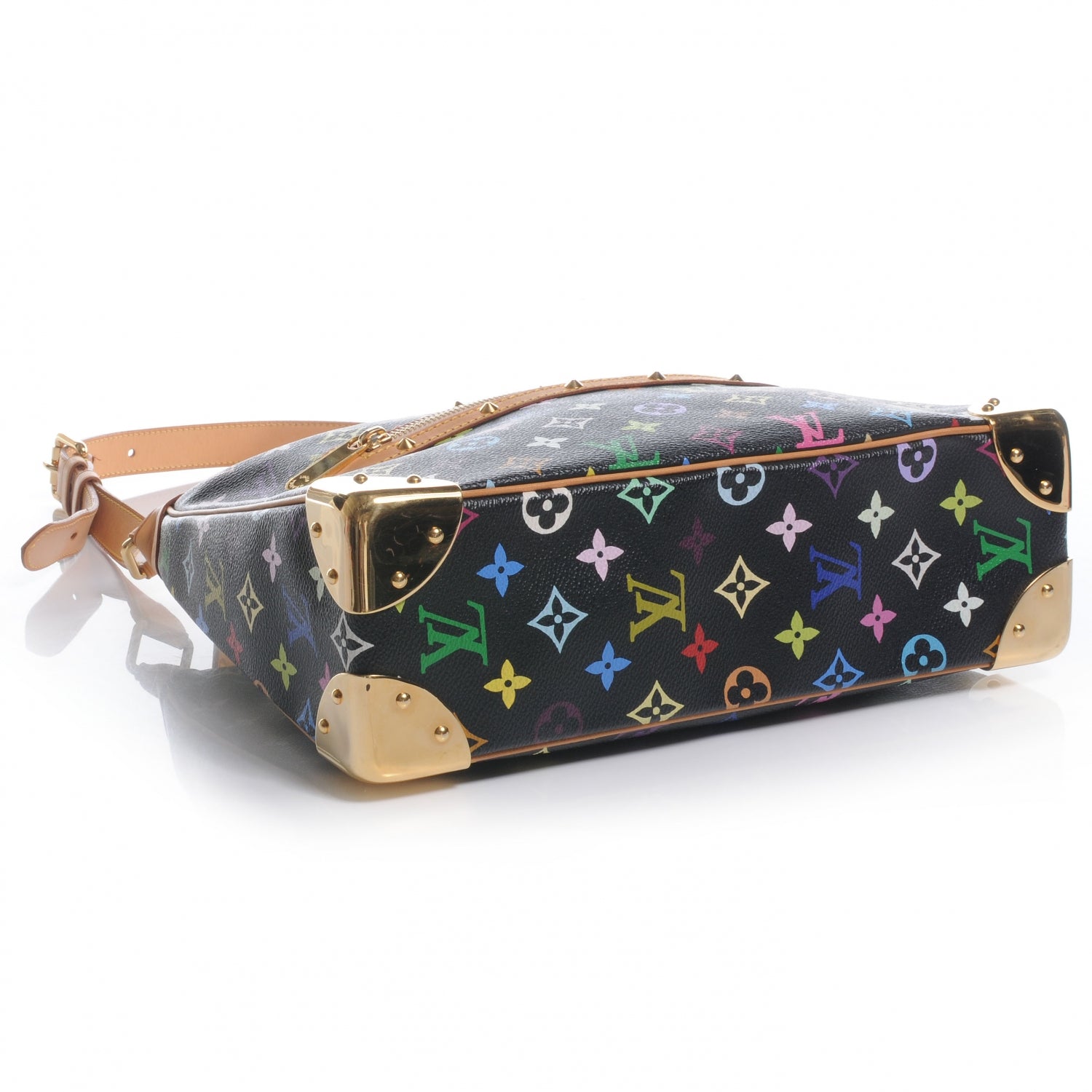 Louis Vuitton Monogram Multicolor Boulogne Black 4 of 7