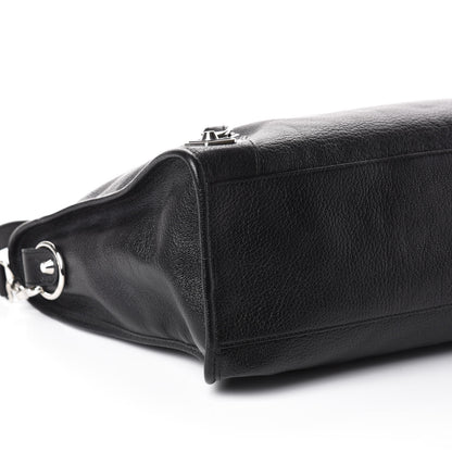 Balenciaga Chevre Silver Metallic Edge Hardware City Black 8 of 9