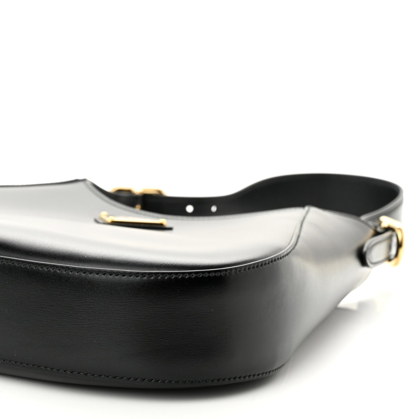 Box Calfskin Shoulder Bag Black