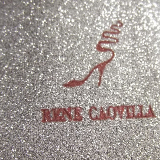 RENECAOVILLAPatentGlitterSoleHeels40Brown