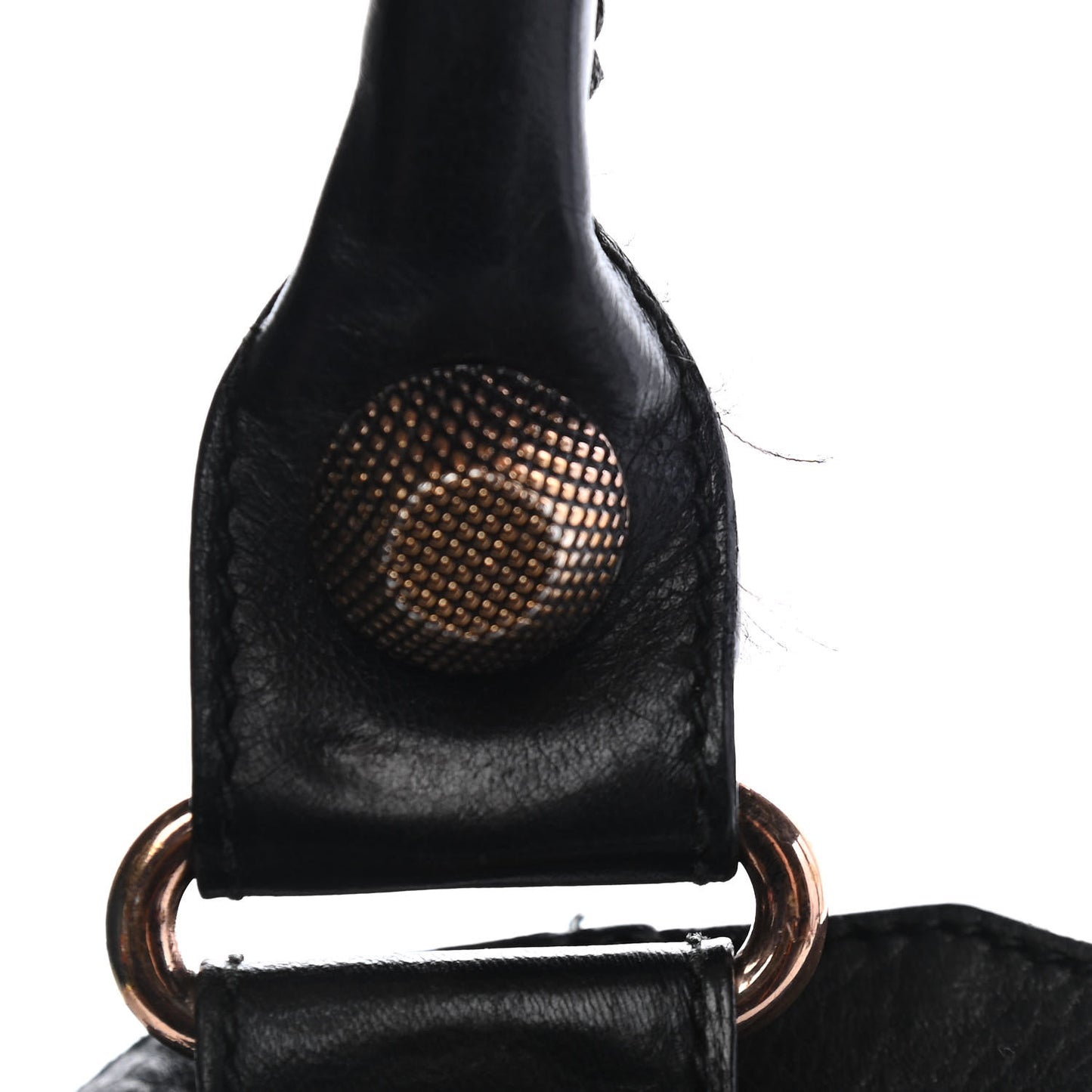 Agneau Giant 21 Rose Gold Hardware City Black