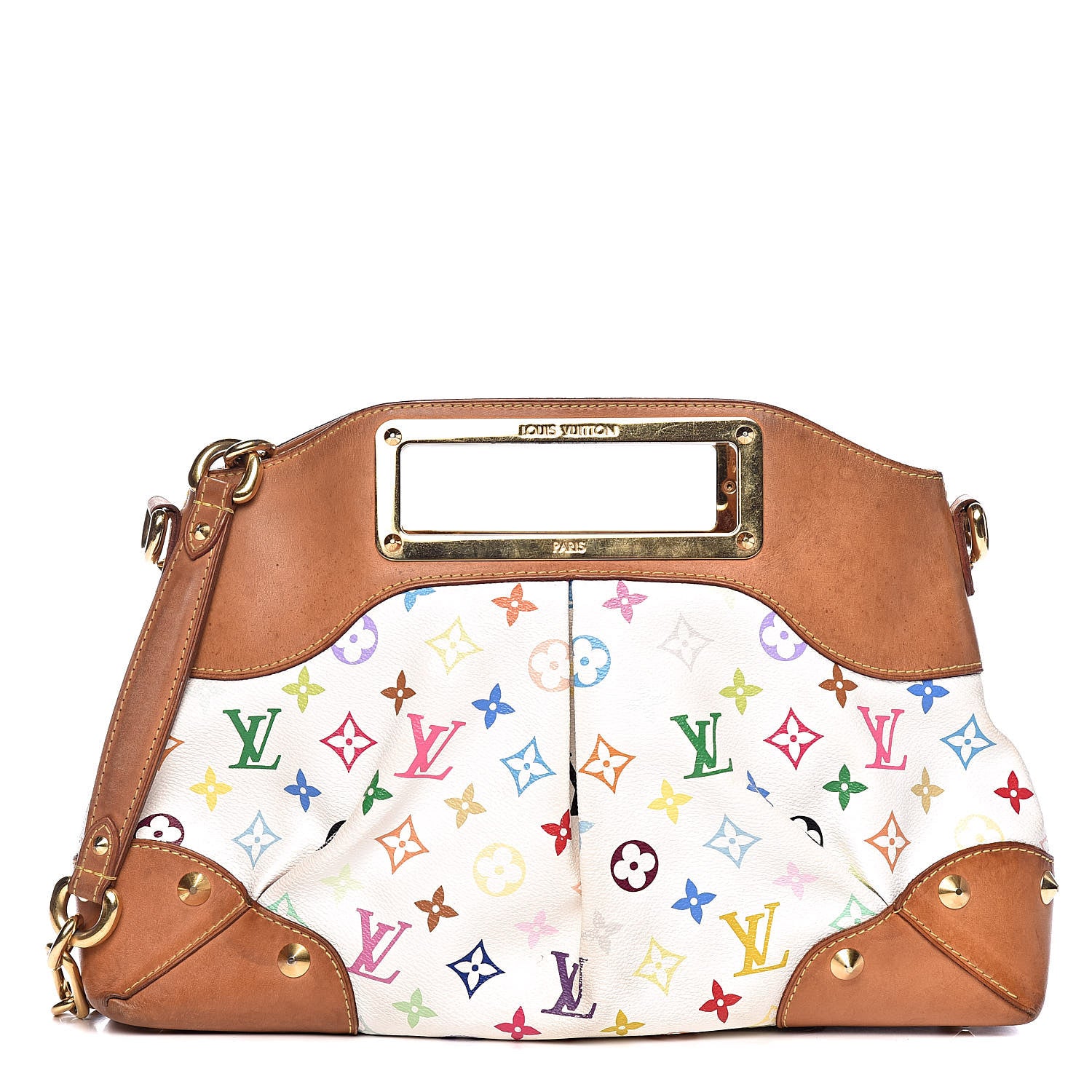Louis Vuitton Monogram Multicolor Judy MM White 1 of 18