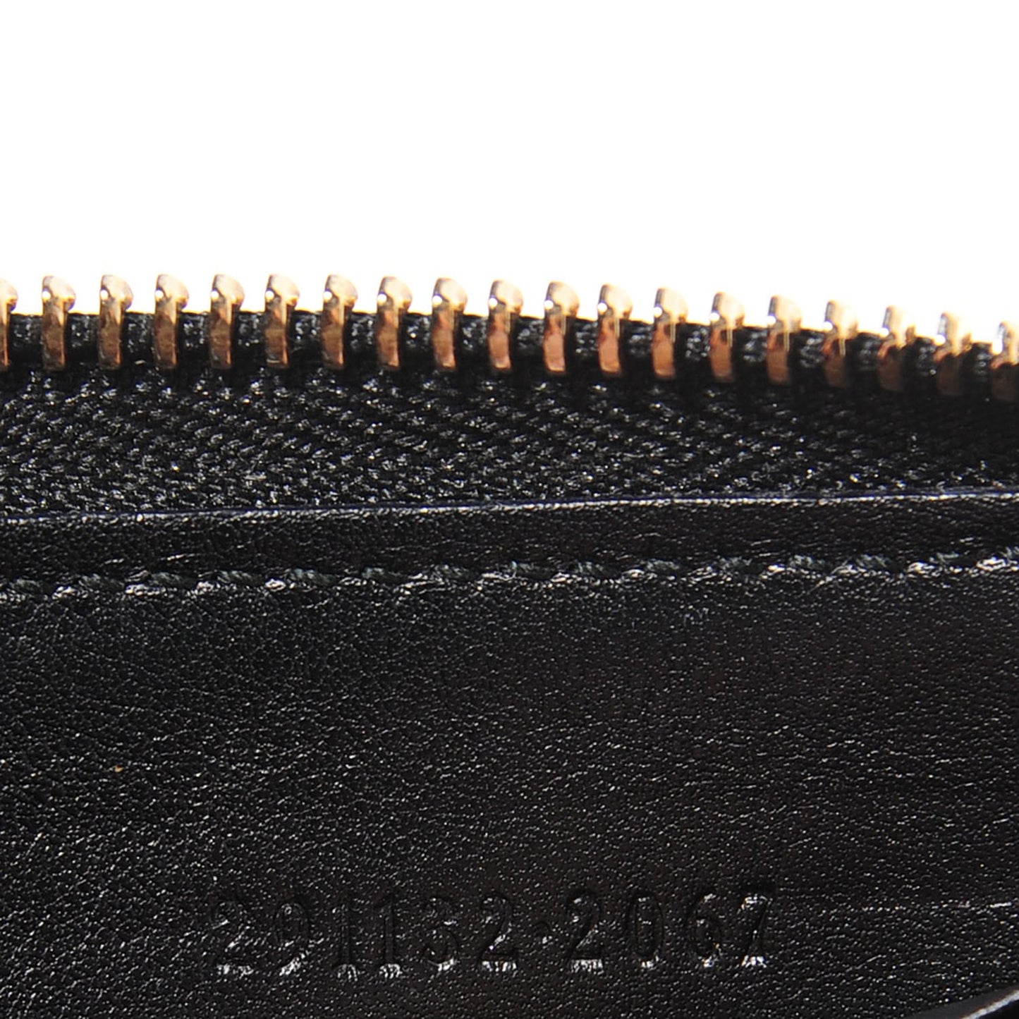 Guccissima Sukey Zip Around Wallet Black