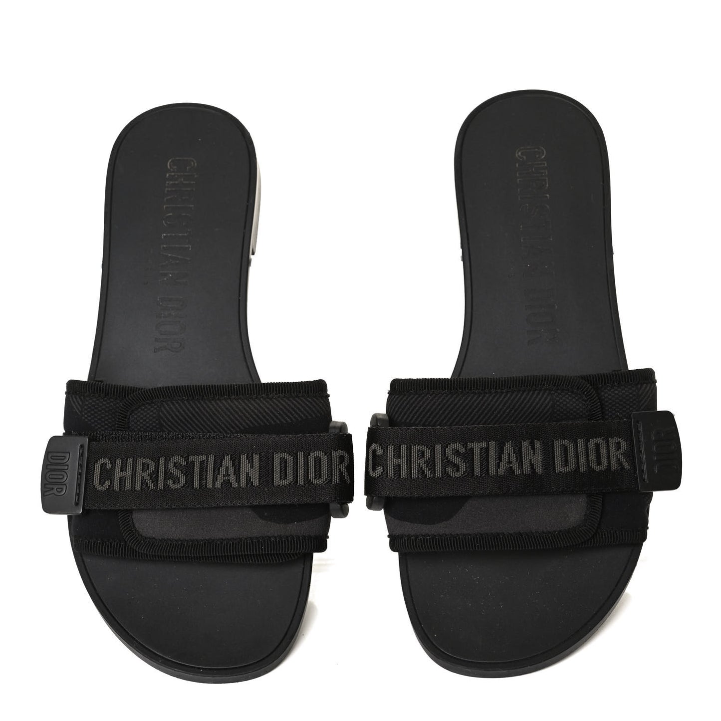 Technical Stretch Fabric Camouflage Dio(r)evolution Slide Sandals 36 Black Military