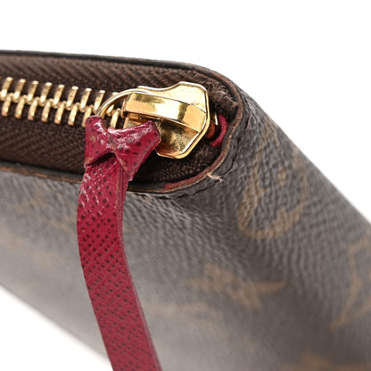 Louis Vuitton Monogram Clemence Wallet Fuchsia 10 of 11