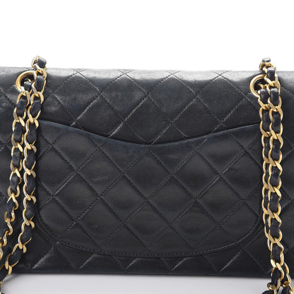 Chanel Lambskin Quilted Small Double Flap Black 9 of 16