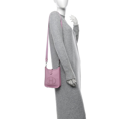 Hermes Taurillon Clemence Evelyne TPM Mauve Sylvestre 2 of 7
