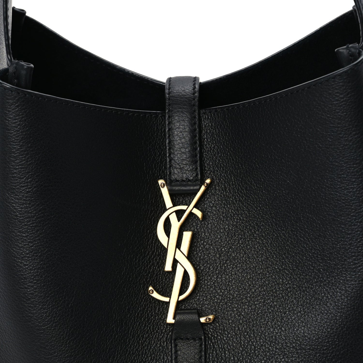 Saint Laurent Grained Calfskin Small Le 5 A 7 Supple Hobo Black 6 of 8