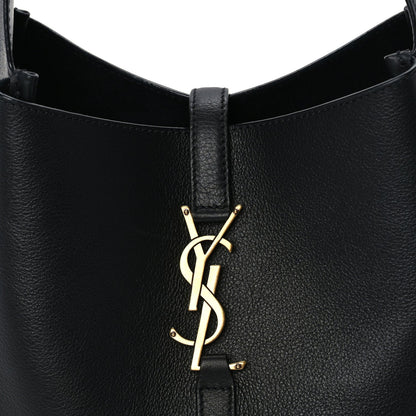 Saint Laurent Grained Calfskin Small Le 5 A 7 Supple Hobo Black 6 of 8
