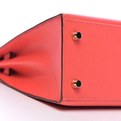 Hermes Epsom Kelly Sellier 25 Rose Jaipur 33 of 35