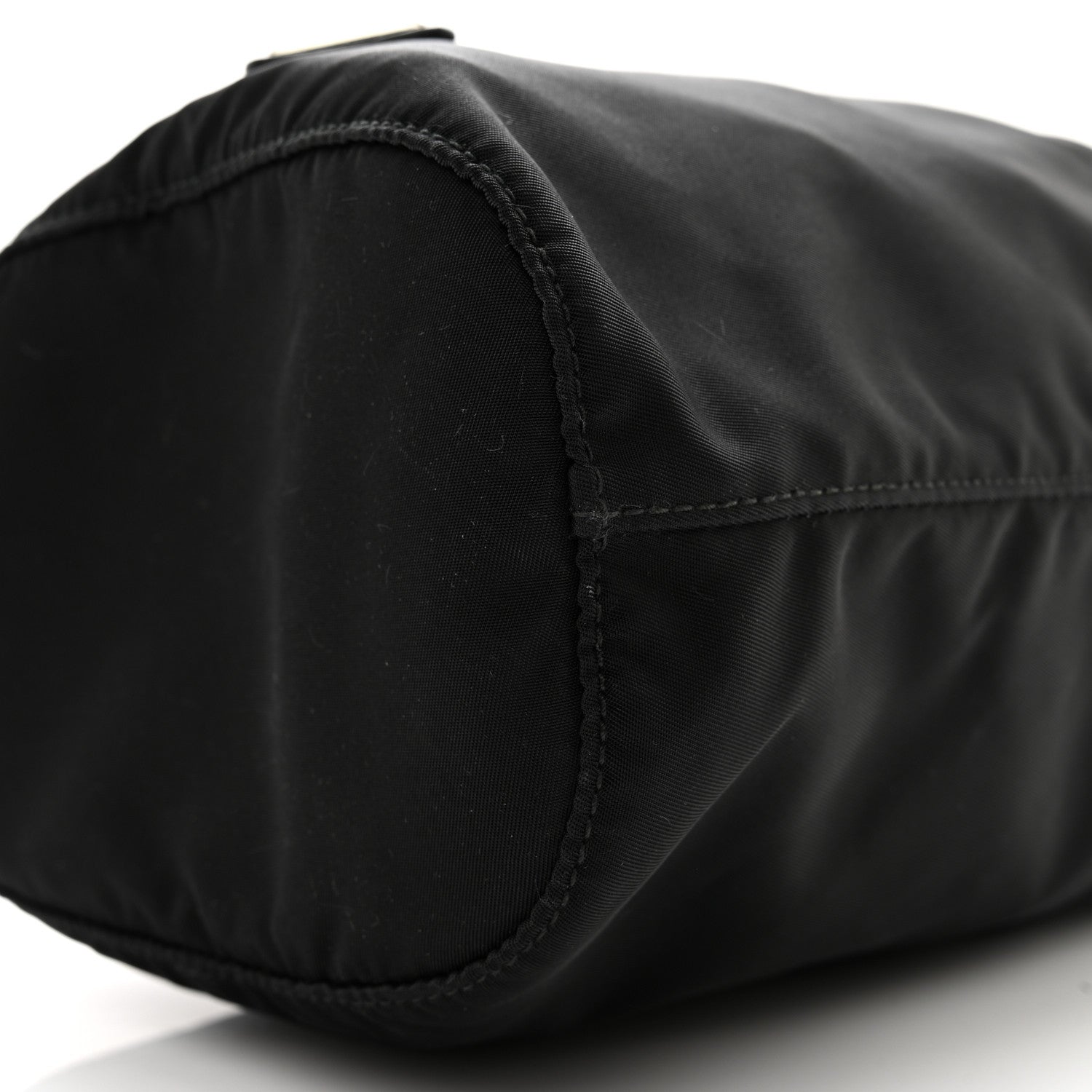 Prada Nylon Vela Drawstring Pouch Black 9 of 9