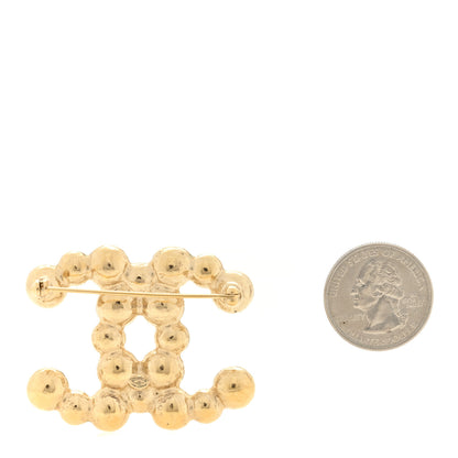 Chanel Pearl CC Brooch Gold Pearly White 2 of 3