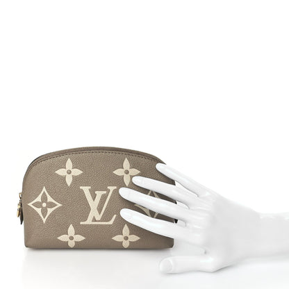 Louis Vuitton Empreinte Monogram Giant Cosmetic Pouch PM Tourterelle Crème 2 of 7