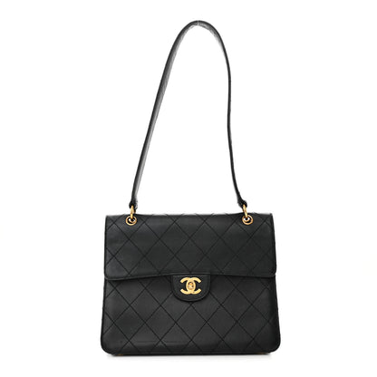 Chanel Caviar Diamond Stitched Flap Shoulder Bag Black 1 of 19