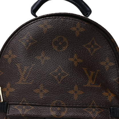 Louis Vuitton Monogram Palm Springs Backpack Mini Black 6 of 8
