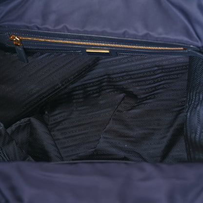 Prada Re-Nylon Saffiano Large Tote Baltico 4 of 9
