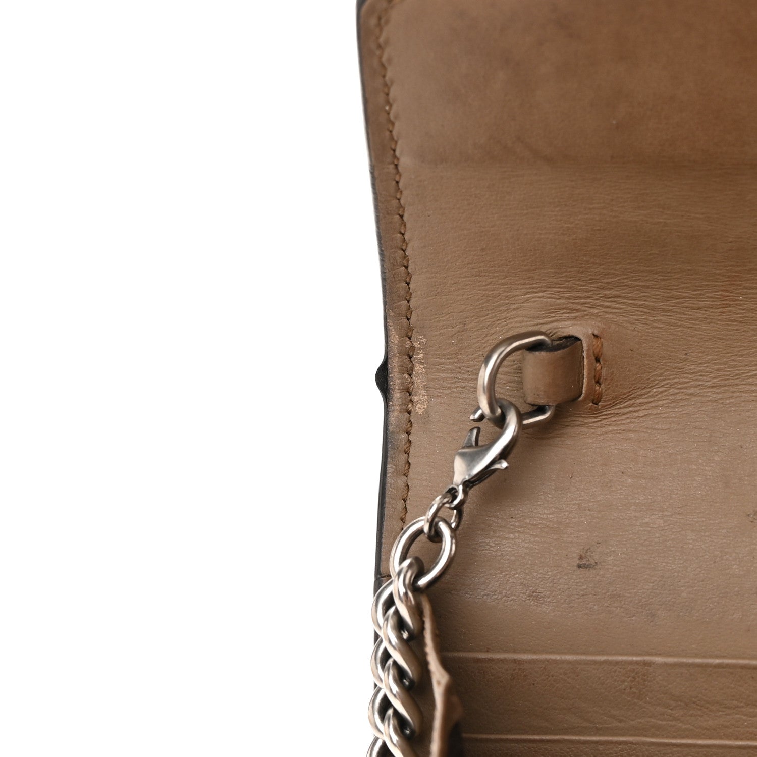 Gucci GG Supreme Monogram Mini Dionysus Chain Wallet Beige Taupe 18 of 22