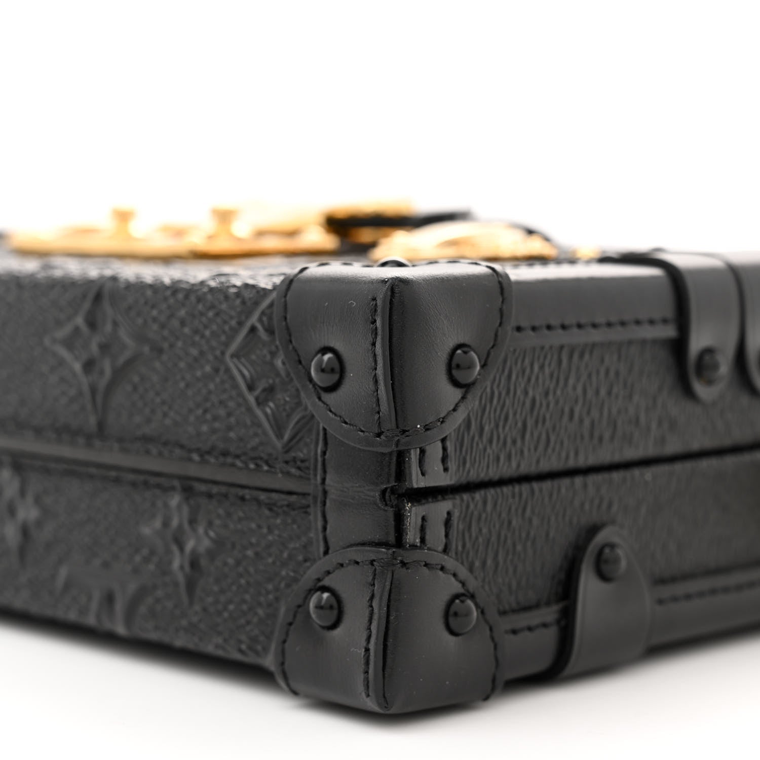 Louis Vuitton Midnight Canvas Petite Malle Black 9 of 10