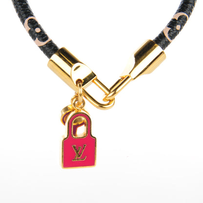 Louis Vuitton Monogram Multicolor Luck It Bracelet 17 Black 3 of 5