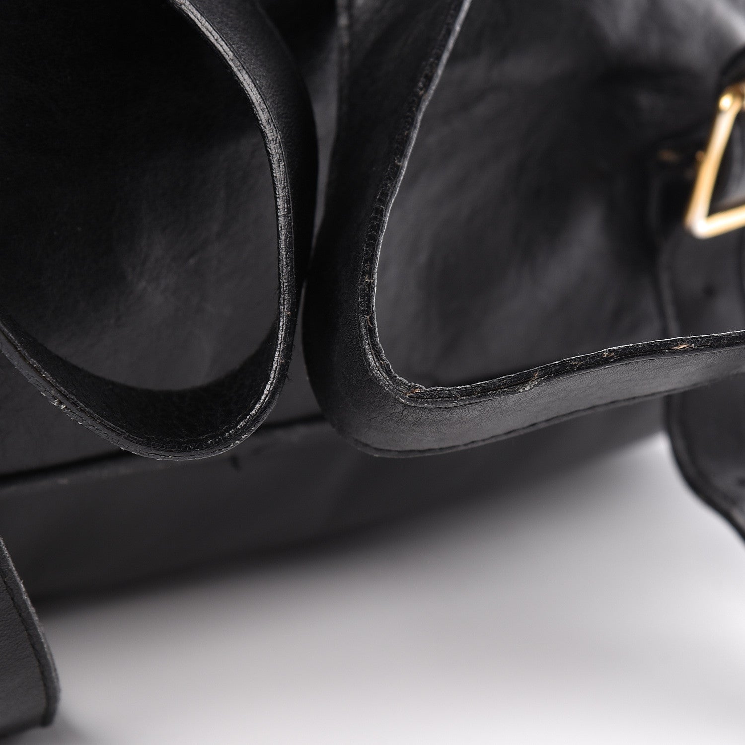 Gucci Calfskin Bamboo Backpack Black 14 of 16