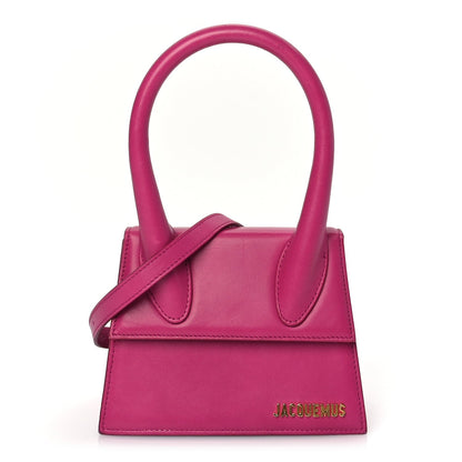 Jacquemus Smooth Calfskin Le Chiquito Moyen Dark Pink 1 of 8