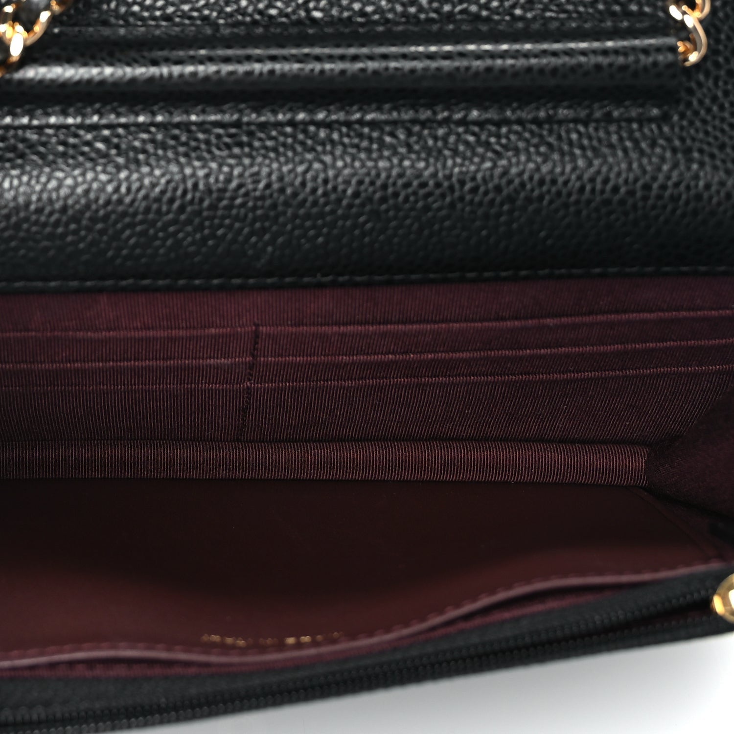 Chanel Caviar Quilted Wallet On Chain WOC Black 4 of 9