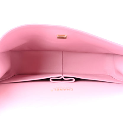 Chanel Caviar Quilted Jumbo Double Flap Pink 5 of 10
