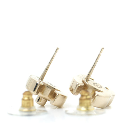 Chanel Metal CC Turnlock Earrings Gold 3 of 5