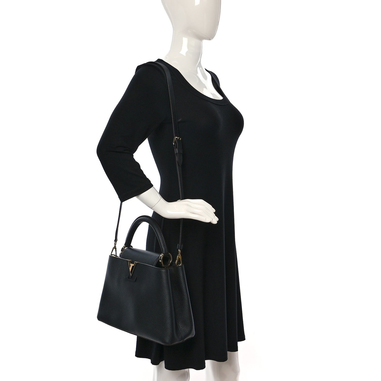 Taurillon Capucines PM Black